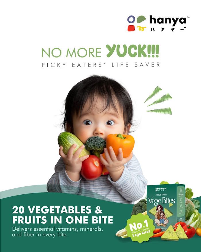 hanya freeze dried vege bites healthy high fibre veggie vegetables and fruits biscuits cracker 蔬菜水果健康高纤维零食饼干